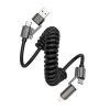 Cáp sạc nhanh lò xo đa năng 4 in 1 Lightning Type-C 60W 1.5m Xmobile CS312