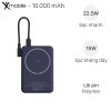 Pin sạc dự phòng Xmobile New Power P11 10000mAh 22.5W Magnetic kèm cáp Type-C
