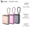 Pin sạc dự phòng Xmobile F13 10000mAh PD 22.5W kèm cáp Type-C