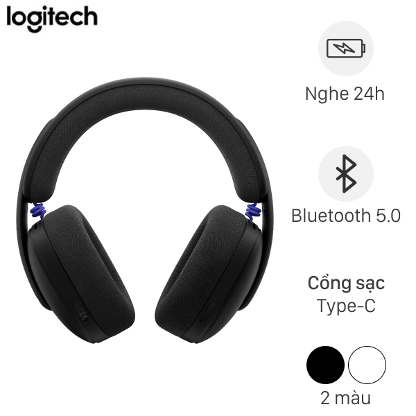 Tai nghe chụp tai gaming Logitech G325 - Đen