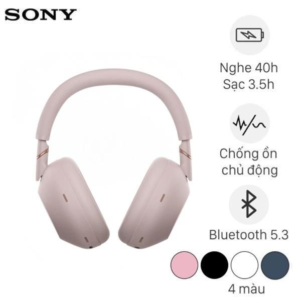 Tai nghe chụp tai Sony WH-1000XM6 - Đen