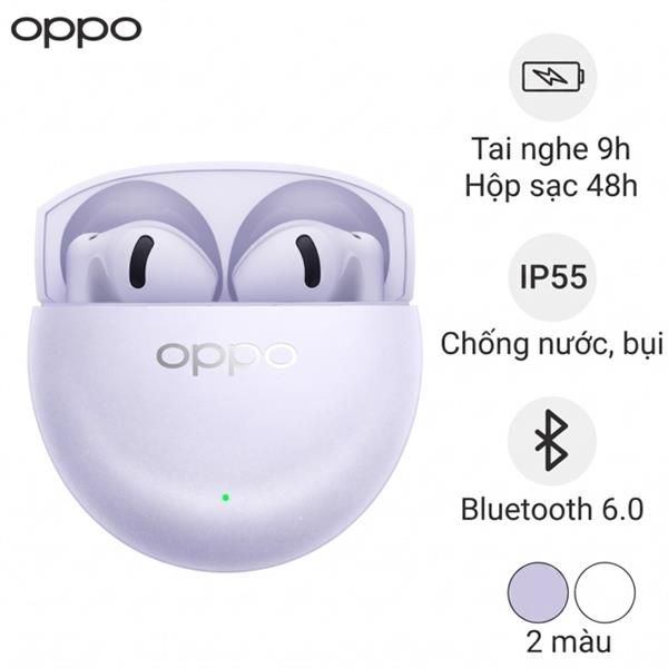 Tai nghe Bluetooth True Wireless OPPO Enco Air 5s – Tím, Trắng