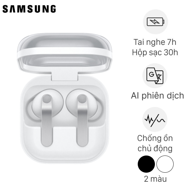 Tai nghe Samsung Galaxy Buds4 Pro R640N màu Đen