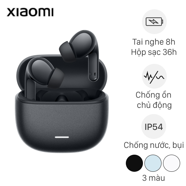 Tai nghe Bluetooth True Wireless Xiaomi Redmi Buds 8 Lite - Đen